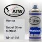 Preview: Honda, Nobel Silver Metallic, NH-516M: 400ml Sprühdose, von ATW Autoteile West.